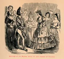 Marriage of his Majesty Henry III and Eleanor of Provence c1860, (c186. Artist: John Leech