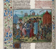 Marriage of Isabella of Valois and Richard II, ca 1470-1475. Creator: Anonymous