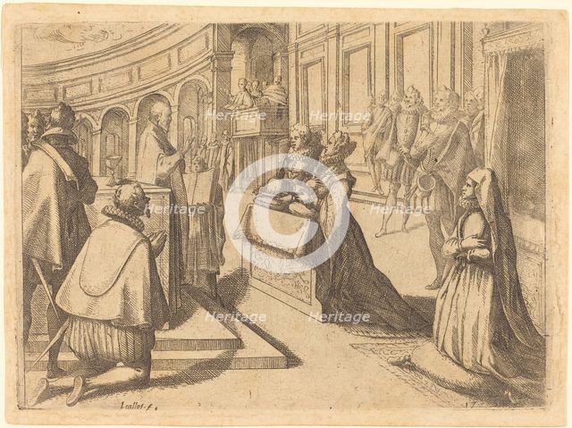 Marriage of Margaret of Austria and Philip III, 1612. Creator: Jacques Callot.