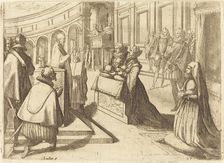 Marriage of Margaret of Austria and Philip III, 1612. Creator: Jacques Callot