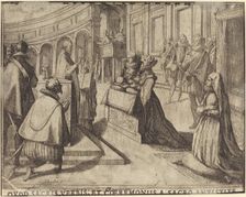 Marriage of Margaret of Austria and Philip III [verso], 1612. Creator: Jacques Callot