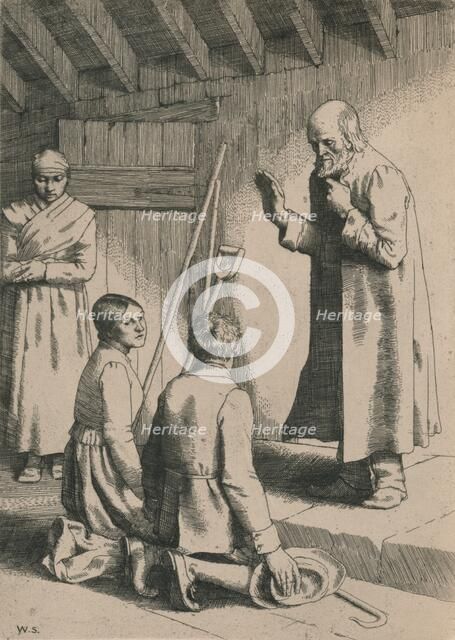 'Marriage of Mercy and Matthew', c1916. Artist: William Strang.