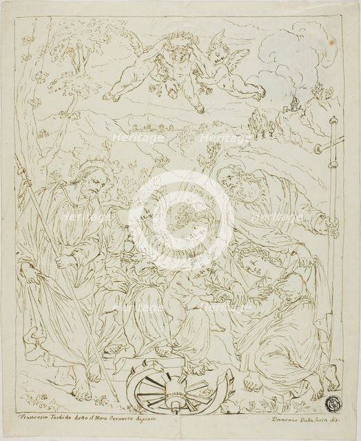 Marriage of Saint Catherine, n.d. Creator: Domenico dalla Rosa.