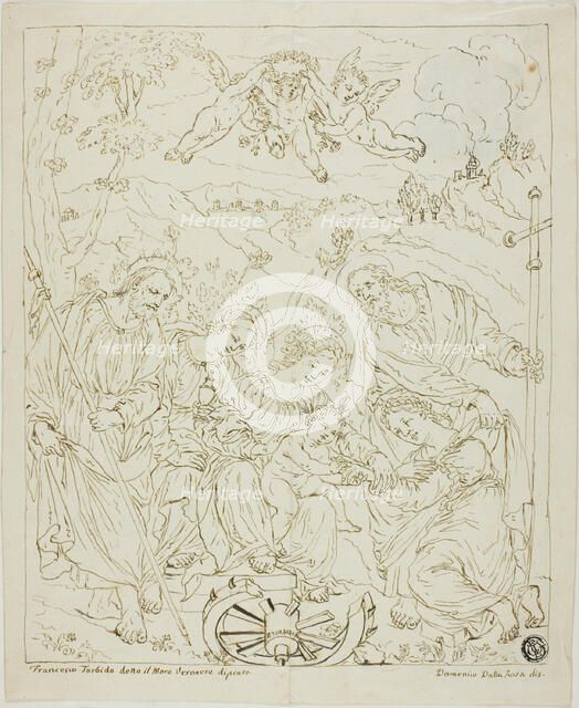 Marriage of Saint Catherine, n.d. Creator: Domenico dalla Rosa.