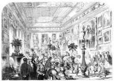 Marriage of Sir Robert Peel and Lady Emily Hay - The Dejeuner in the Waterloo Gallery at Apsley Hous Creator: Unknown