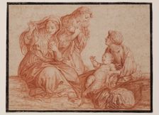 Marriage of St. Catherine, 18th century. Creator: Unknown Italian; After Raphael Italian, 1483-1520