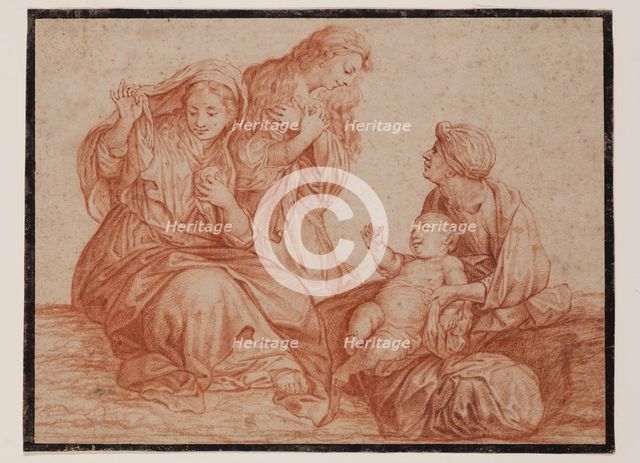 Marriage of St. Catherine, 18th century. Creator: Unknown Italian; After Raphael Italian, 1483-1520.