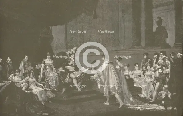 'Marriage of Prince Jerome Bonaparte and Princess Frederica Catherine of Würtemberg', 1807, (1896). Artist: M Haider.