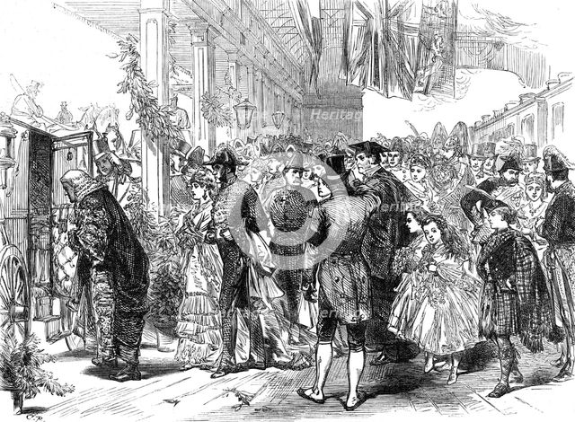 Marriage of Princess Louise at Windsor: arrival of wedding guests, 1871. Creator: C. R..