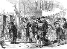 Marriage of Princess Louise at Windsor: arrival of wedding guests, 1871. Creator: C. R.