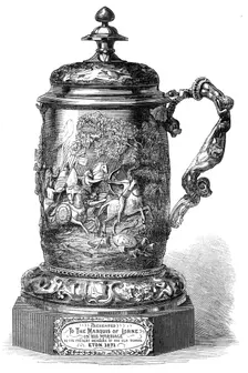 Marriage of Princess Louise: cup given to the Marquis of Lorne by Eton School, 1871. Creator: Unknown