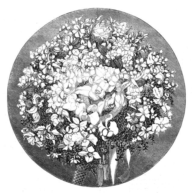 Marriage of Princess Louise: the Bride's Bouquet, 1871. Creator: Unknown.