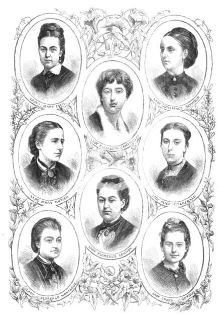 Marriage of Princess Louise: the Bridesmaids, 1871. Creator: Unknown.