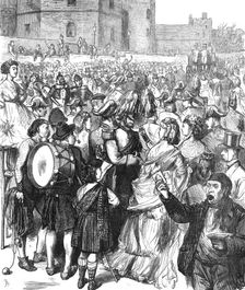 Marriage of Princess Louise: the Castle Hill, Windsor, 1871. Creator: Unknown