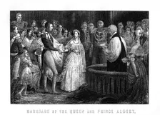 Marriage of Queen Victoria and Albert, Chapel Royal, St James's Palace, 10th February, 1840, (1899)