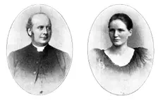 Marriage of the Bishop of Coventry and Miss Ethel Newton, 1895. Creator: Henry Joseph Whitlock