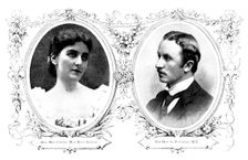 Marriage of the Hon. G. N. Curzon and Miss Mary Leiter, 1895. Creators: Unknown, Russell & Sons, Alice Hughes