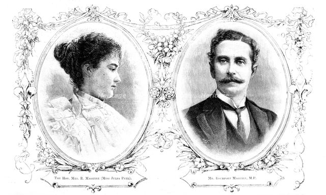 Marriage of the Hon. Miss Peel and Mr. Rochfort Maguire, 1895. Creator: Unknown.