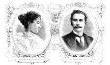 Marriage of the Hon. Miss Peel and Mr. Rochfort Maguire, 1895. Creator: Unknown