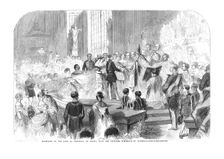 Marriage of the King of Portugal, by Proxy, with the Princess Stephanie 1858