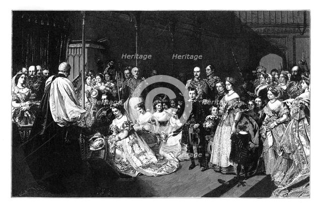Marriage of the Princess Royal and Emperor Frederick III, 25 January 1858, (c1888). Artist: Unknown