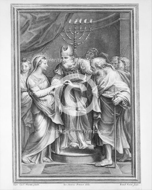 Marriage of the Virgin, 1645-1724. Creator: Benoit Farjat.