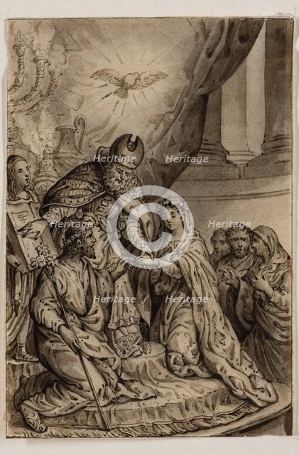 Marriage of the Virgin, early 19th century. Creator: Alexandre Joseph Desenne.