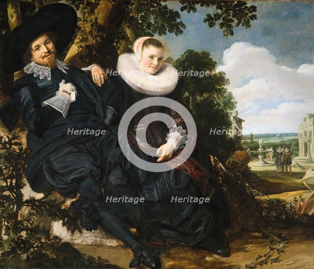 Marriage portrait of Isaac Abrahamsz Massa and Beatrix van der Laen', 1622. Creator: Hals, Frans I (1581-1666).
