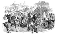 Marriage Procession of the Sultan's Daughter, at Constantinople, 1854. Creator: Unknown