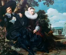 Married Couple in a Garden c1622. Artist: Frans Hals