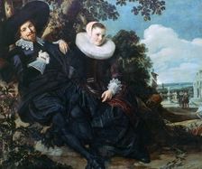 Married Couple in a Garden c1622. Artist: Frans Hals