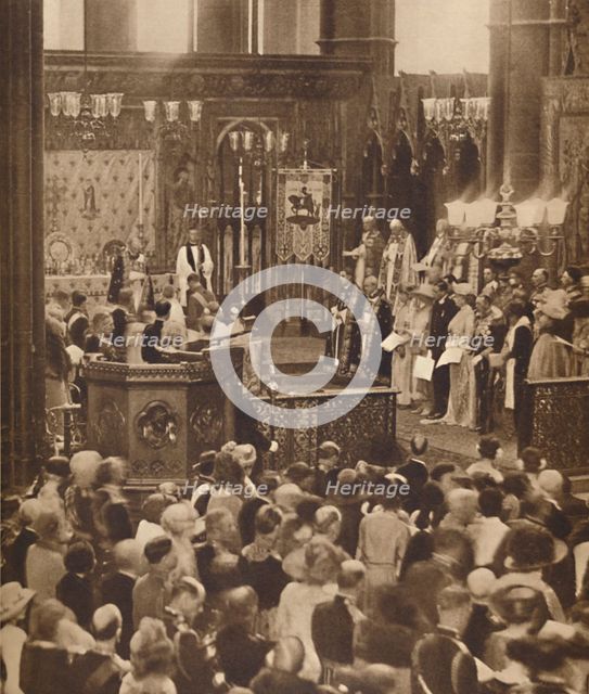 'Married in Westminster Abbey', 26 April 1923, (1937). Creator: Unknown.