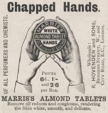 Marris's Almond Tablets, 1898