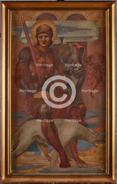 Mars, 1878. Creator: Sir Edward Coley Burne-Jones.