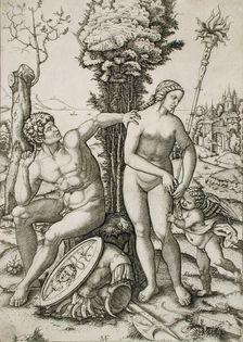 Mars, Venus and Cupid, 1508. Creator: Marcantonio Raimondi