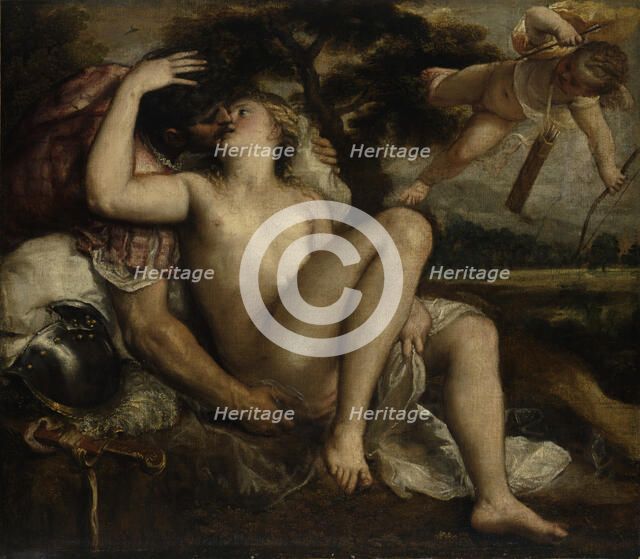 Mars, Venus and Cupid, ca 1530. Artist: Titian (1488-1576)