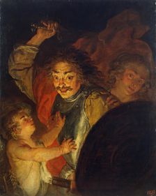Mars, Venus and Cupid (Allegory of Anger), 1630. Creator: Jacques de l'Ange