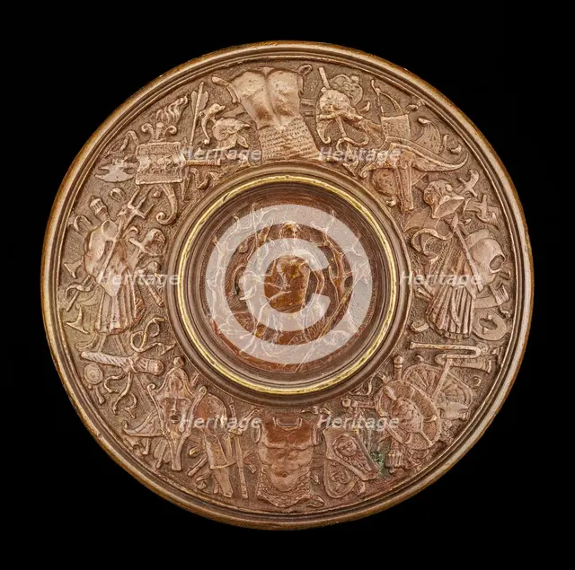 Mars and Frieze of Trophies, first quarter 16th century. Creator: Unknown.