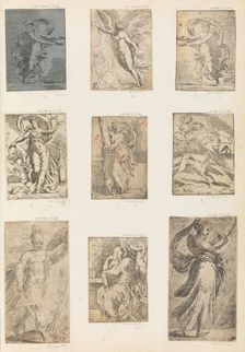 Mars and other mythological figures, ca. 1536-38 (?) . Creator: Andrea Schiavone