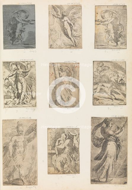 Mars and other mythological figures, ca. 1536-38 (?) . Creator: Andrea Schiavone.