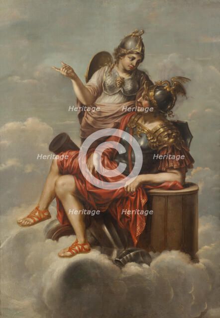 Mars and Minerva, c17th century. Creator: Unknown.