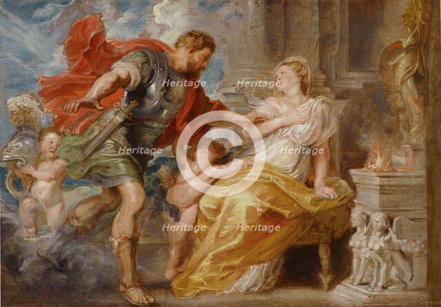 Mars and Rhea Silvia, c. 1616-1617. Artist: Rubens, Pieter Paul (1577-1640)
