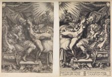 Mars and Venus, 1543. Creator: Enea Vico