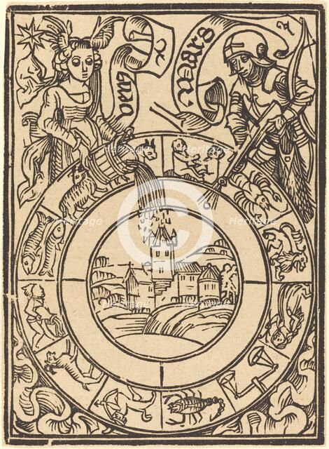 Mars and Venus, 15th century. Creator: Unknown.