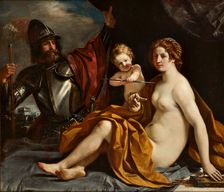 Mars and Venus, 1634. Creator: Guercino (1591-1666)