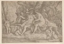 Mars and Venus, 1635-49. Creator: Fabrizio Chiari
