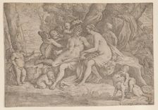 Mars and Venus, 1635-49. Creator: Fabrizio Chiari