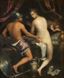 Mars and Venus, ca 1595. Creator: Fontana, Lavinia (1552-1614)
