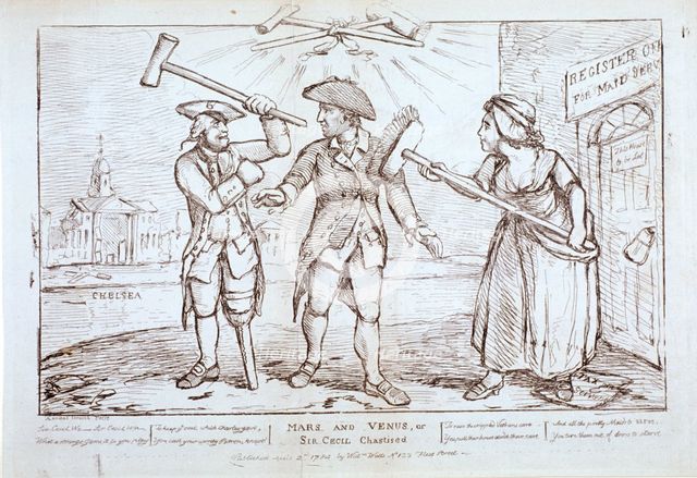 'Mars and Venus...', Chelsea, Kensington, London, 1784. Artist: Samuel Collings
