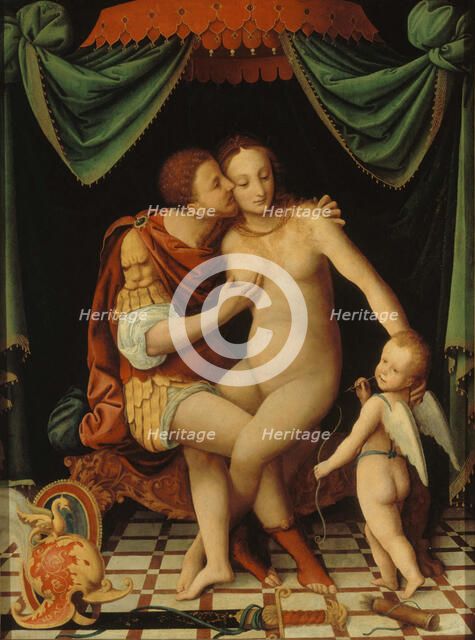 Mars and Venus. Creator: Bernardino Lanino.